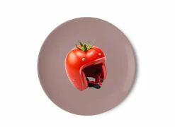 Bord Helm Ø30,5cm - stoneware - grijs