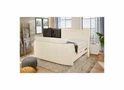 Boxspring Belair Max 180x200cm - stof - ecru