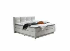 Boxspring BX2110 Portage 160x200cm  - stof - ecru met opbergruimte