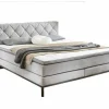 Boxspring BX2180 Rockaway 160x200cm - stof - grijs