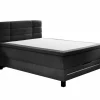 Boxspring BX2260  140x200cm - stof - antraciet met opbergruimte