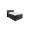 Boxspring BX1440  120x200cm - stof - antraciet met opbergruimte