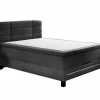 Boxspring BX2260  140x200cm - stof - charcoal met opbergruimte