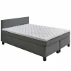 Boxspring BX1480 160x200cm - stof - grijs