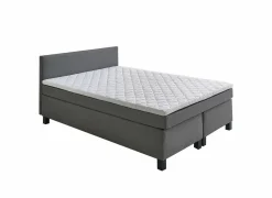 Boxspring BX1480 140x200cm - stof - grijs