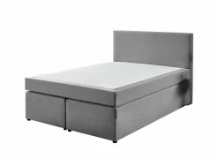 Boxspring BX890  120x200cm - stof - lichtgrijs