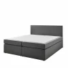 Boxspring BX890  160x200cm - stof - middengrijs