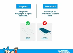 Boxspring BX890  160x200cm - stof - middengrijs