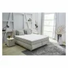 Boxspring Carla Mix 160x200cm - stof - beige met opbergruimte