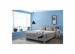 Boxspring Emilia 180x200cm - stof - greige