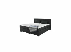Boxspring Emilia 160x200cm - stof - antraciet