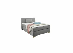 Boxspring Emilia 140x200cm - stof - greige