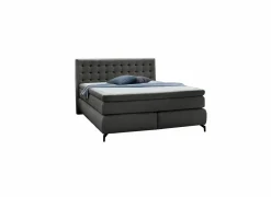 Boxspring Jessica 180x200cm - stof - antraciet