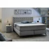 Boxspring Jessica 180x200cm - stof - grijs