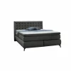 Boxspring Jessica 180x200cm - stof - antraciet