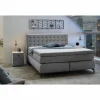 Boxspring Jessica 180x200cm - stof - grijs