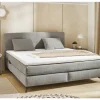 Boxspring Kira Mix 160x200cm - stof - middengrijs