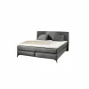 Boxspring Kira Mix 180x200cm - stof - donkergrijs