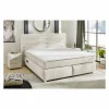 Boxspring Livia Max 180x200cm - stof - greige