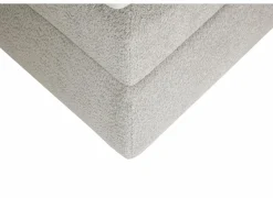 Boxspring Reynosa 180x200cm - stof - zilver met opbergruimte & elektrisch