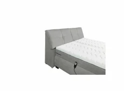 Boxspring Reynosa 180x200cm - stof - grafiet met opbergruimte & elektrisch