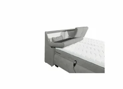 Boxspring Reynosa 180x200cm - stof - grafiet met opbergruimte & elektrisch