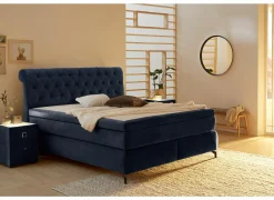Boxspring Scarlett Mix 180x200cm - stof - blauw