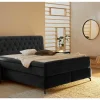 Boxspring Scarlett Mix 180x200cm - stof - zwart