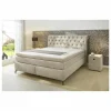 Boxspring Scarlett Normal 180x200cm - stof - beige