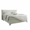 Boxspring Seattle 160x200cm - stof - zilver