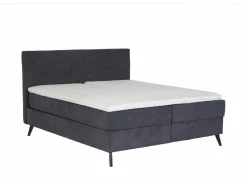 Skagen Boxspring Knapper 180x200cm - stof - antraciet