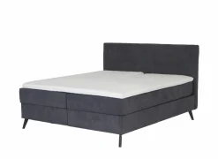 Skagen Boxspring Knapper 180x200cm - stof - antraciet