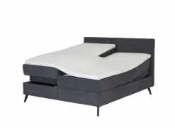 Skagen Boxspring Knapper 180x200cm - stof - antraciet