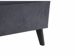 Skagen Boxspring Knapper 180x200cm - stof - antraciet