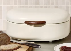 Salt & Pepper Broodtrommel Crust 40x29cm - metaal - beige