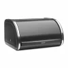 Brabantia Broodtrommel met schuifdeksel 26,50x31,60x17,30cm - staal - matt black