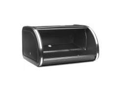 Brabantia Broodtrommel met schuifdeksel 26,50x31,60x17,30cm - staal - matt black