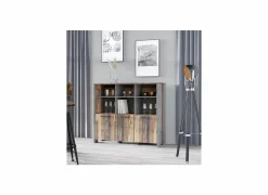 Buffetkast Clif 136cm - decor - old wood & beton