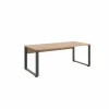 Bureau Capo 150x80x73cm - melamine - golden oak
