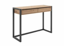Bureau Denver 100x35x75cm - decor - artisanale eik & antraciet