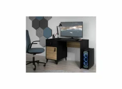 Bureau Lya 120x60cm - decor - cabezone oak & mauvella oak