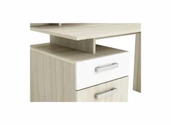 Bureau Malicia 122x59x120cm - decor - eik & wit