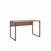 Bureau Maras 120x60x77cm - melamine - walnoot