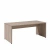Bureau Rio 2 140x80x73cm - melamine - humus eik