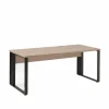 Bureau Rio 140x80x73cm - melamine - lente eik