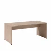 Bureau Rio 180x80x73cm - melamine - lente eik