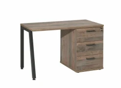 Bureau 120,2x63,5/66x73cm - decor & melamine - vintage