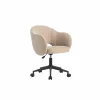Bureaustoel Mondo 56x56x85cm - stof - beige