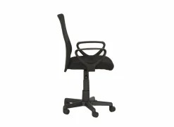 Bureaustoel Mosquito 56x47x99cm - stof - zwart