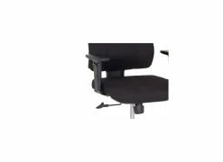 Bureaustoel Rubino 63x67,5x102cm - stof - zwart